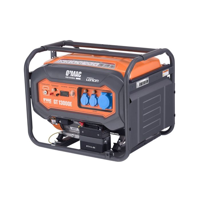 Generator curent O'MAC GT 13000E putere 6.5 kW 230V benzina