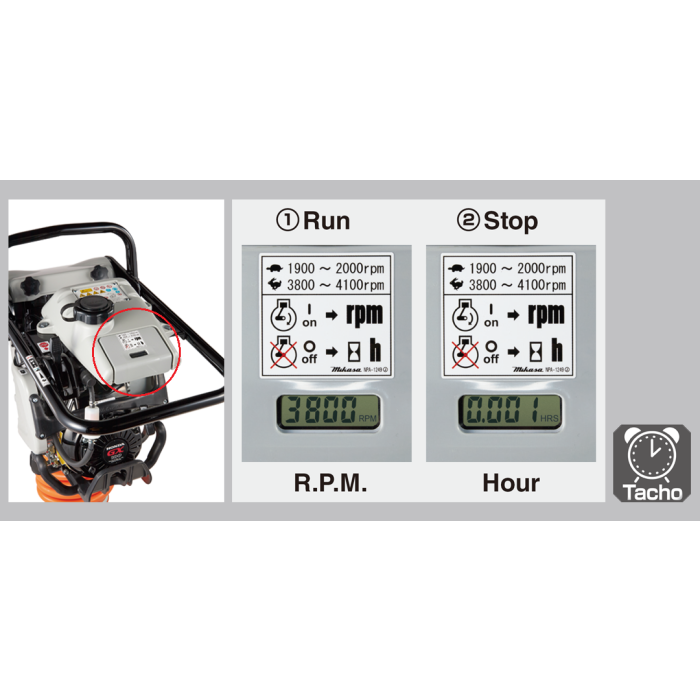 Mai compactor Mikasa MTX-70HDR Motor Honda GXR120 4.0 CP - MTX-70HDR