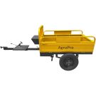 Remorca AgroPro REM 550 capacitate max 550 kg roti 4.00-12" dimensiuni bena 135x90x28 cm basculare frana mana frana picior