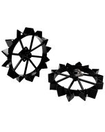 ProGARDEN BT-2RN set 2 roti metalice 475x30x115mm, accesoriu motocultor U12E/U16/U16E