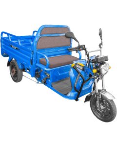 Tricicleta electrica DKD L2E-U putere 1200W 3+1 viteze 32km/h bena 150x100x45 cm basculabila obloane rabatabile autonomie 60 Km acumulatori 6x12V/45Ah