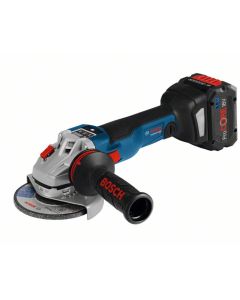 Bosch GWS 18V-10 SC Polizor unghiular cu acumulator, 18V, 125mm + 2 x Acumulatori ProCORE18V 8.0Ah + Incarcator rapid GAL 1880 CV + L-Boxx 136