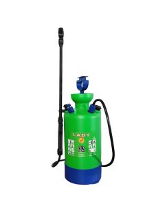 Pachet vermorel electric TopGarden 16l 12V/8AH lance telescopica inox + Cadou masca si ochelari protectie