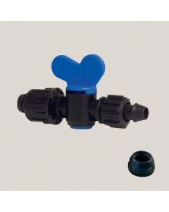 Robinet cu capac pentru banda de picurare 17 mm