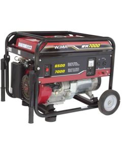 Generator curent WEIMA WM 7000 E putere 7kW 230V benzina pornire electrica AVR
