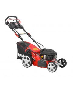 Masina de tuns iarba pe benzina Hecht 543SWE, 98.5 cmc, latime lucru 43 cm, autopropulsie 3.6 Km/h, pornire electrica