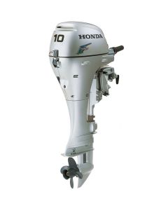 Motor barca Honda BF10DK2 LHSU cu mansa cizma lunga 10 CP 4T pornire electrica rezervor atasat elice aluminiu cu 4 aripi port incarcare 12A