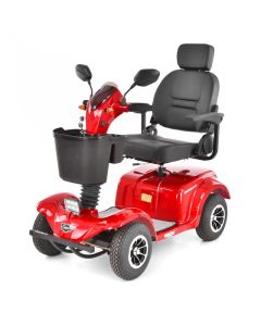 Scuter electic Hecht wise red motor 500w viteza maxima 15 km h pentru persoane cu mobilitate redusa
