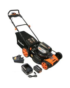 Masina de tuns gazon cu acumulator Redback Pachet EA146+EA30+EC440 Latime de lucru 457mm Acumulator 120V/3Ah Incarcator 120V/3.5A
