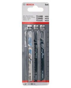 Set de 3 panze T lemn/metal/plastic