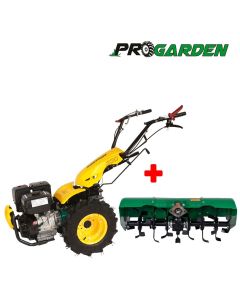 MOTOCULTOR PROGARDEN BT330/G190 14 CP cu freza tractata 90cm SEGMENTABILA