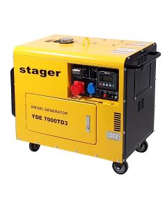 Generator insonorizat STAGER YDE7000TD3 trifazat 5.7 kVA