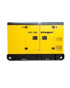 Generator curent STAGER YDY10S putere 9kW 230V insonorizat diesel pornire electrica