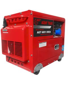 Generator electric Profesional AGT 6851 DSEA 11CP 5 kVA monofazat Diesel  AVR insonorizat + AT408/22