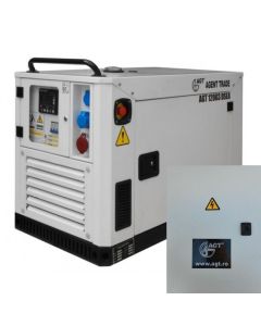 Generator curent cu automatizare AGT 12003 DSEA putere 9.6 kW 400 V diesel pornire electrica insonorizat rezervor 25 L + ATS 22S