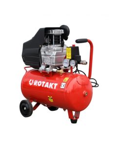 Compresor cu piston Rotakt ROCP-24-8 putere 2CP/1.5kW presiune 8 bar debit 158 l/min butelie 24 L
