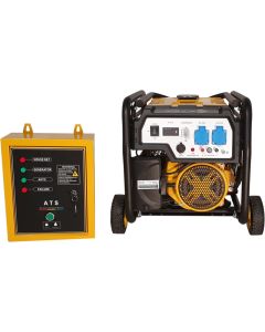Generator curent Stager FD 3000E + ATS benzina putere max 2.8 kW rezervor 10 l autonomie 8 ore 230V AVR pornire electrica automatizare