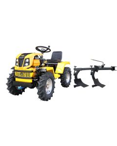 ProGARDEN Campo T18 Minitractor G2 4x4, 18CP, benzina, hidraulica fata-spate, roti 6.00-12 plug arat cu 2 brazde