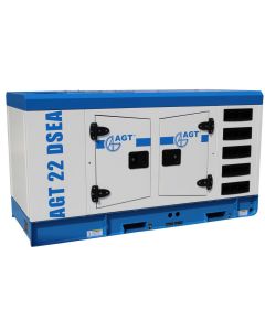 Generator curent AGT 22 DSEA putere 17.6 kW 400 V diesel pornire electrica insonorizat rezervor 80 L