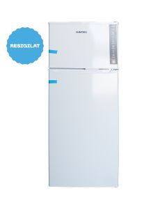 RESIGILAT: Frigider Albatros FA283E cu 2 usi si 4 rafturi 206 litri clasa E alb inaltime 143 cm termostat reglabil usi reversibile lumina interioara tip LED picioare reglabile