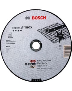 Bosch Disc taiere drept Expert for Inox - Rapido, 230x22.23x1.9mm