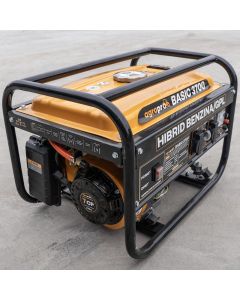 (SH) Generator de curent AgroPro BASIC 3700 Hibrid benzina/GPL carburator SMART putere max 3.1 kW Euro 5 motor 7 CP 204 cmc benzina rezervor 15 L AVR monofazat