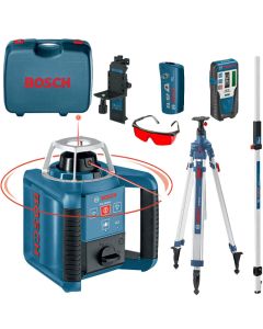 Bosch GRL 300 HVG Nivela laser rotativa + BT 300 Trepied + GR 240 Rigla