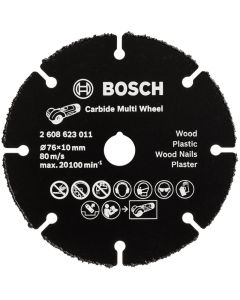 Bosch Disc de taiere carbura metalica Multi Wheel 76x1mm pentru GWS 12V-76