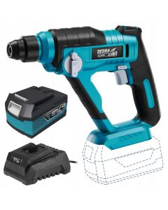 Ciocan rotopercutor Dedra DED7047 rotatii 850 rpm dispozitiv prindere SDS Plus acumulator 4 Ah incarcator 18V