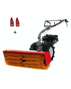 Motocultor Rotakt MF360 6.5 CP benzina + SW360 Perie rotativă de curățat (matură) + 2 x Ulei Rotakt SAE 15W-40