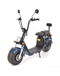 Scuter electric Hecht cocis zero blue motor 1500 w viteza maxima 45 km h