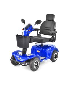 Scuter electic Hecht wise blue motor 500w viteza maxima 15 km h pentru persoane cu mobilitate redusa