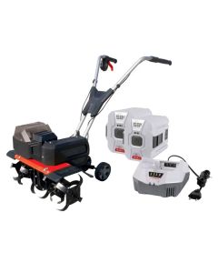 Motocultor cu acumultor Rotakt Pulsar RO40 latime de lucru 28-40cm ghidon reglabil freze + 2 acumulatori de 4Ah + statie de incarcare