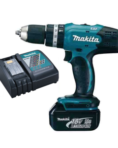 Masina profesionala de gaurit si insurubat Makita DHP453RFX8 cu 1 acumulator LXT 18V 3Ah turatii 1300 rpm