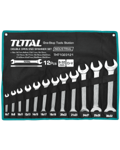 Set 12 chei combinate Total industrial THT1022122 dimensiuni 6-32 mm