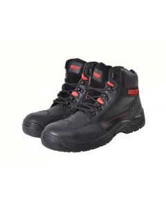 Bocanci de protectie Hecht 900507 cu bombeu si talpa de otel negru marimea 44
