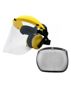 Viziera de protectie cu antifoane externe