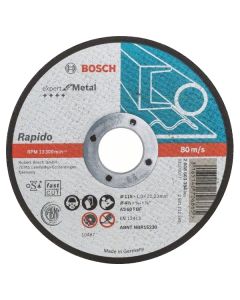 Bosch Disc de tăiere drept Expert for Metal - Rapido, 115x1mm