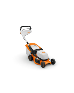 Masina de tuns gazonul STIHL RMA 248 T electrica latime taiere 46 cm cos colector 52 L
