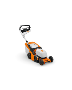 Masina de tuns gazonul STIHL RMA 443 PV electrica latime taiere 41 cm cos colector 52 L fara acumulator si incarcator sistem AK