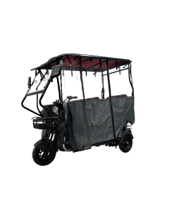 Triciclu Electric RDB LONG cu acoperis si prelata fara permis 1800W 25km/h