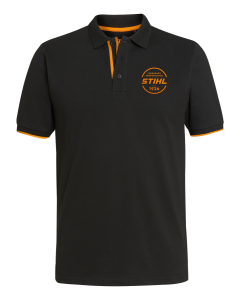 Tricou STIHL Logo Circle cu guler / polo negru