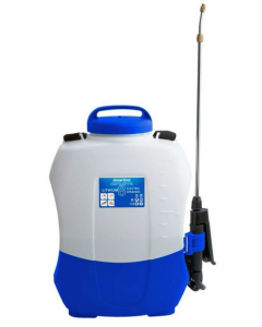 Pachet vermorel electric TopGarden 16l 12V/8AH lance telescopica inox + Cadou masca si ochelari protectie