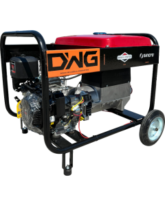 Generator de curent Devax Motors DWG T8500 BT motor 13.5 CP benzina Briggs & Stratton 420 cmc rezervor 26L pornire electrica roti manere transport trifazat