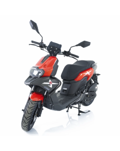Scuter Rotakt Adventure benzina putere 2.2kW Euro 5 viteza maxima 45km/h 49 cmc greutate admisa 270kg - rosu
