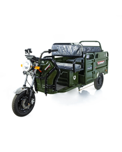 Tricicleta Electric Rotakt Courier putere 2000W viteza 25 km/h autonomie 79 km Baterie plumb-acid 72V 32Ah greutate admisa 478kg fara permis