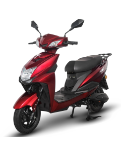 Scuter electric Voltarom VS1 model 2025 putere 2000W viteza 25 km/h autonomie 80 km fara permis - Rosu