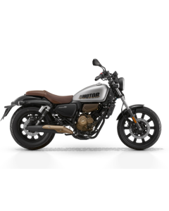 Motocicleta QJMOTOR SRV 125 putere 15 CP benzina 125 cc pornire electrica roti 90/90-17 // 140/90-15