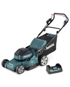 Masina de tuns gazon Makita LM001JM101 cu acumulator 1x64V LXT 18V latime lucru 48 cm sac colector 70 l 