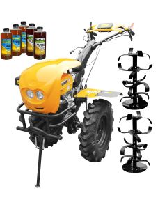 Motocultor ProGARDEN Campo 1803 motor 18 CP EURO V 2+1 viteze latime lucru 162 cm roti 6.00-12 far lucru 5l ulei AgroPro
